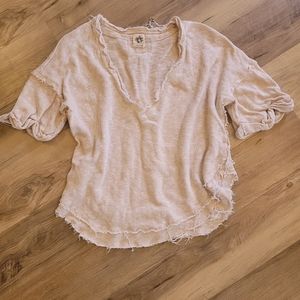 We The Free Distressed Top